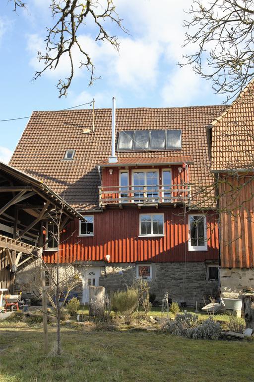 Gemuetliche Gaestezimmer In Einem Neu Sanierten Fachwerkhaus ザクセンハイム エクステリア 写真